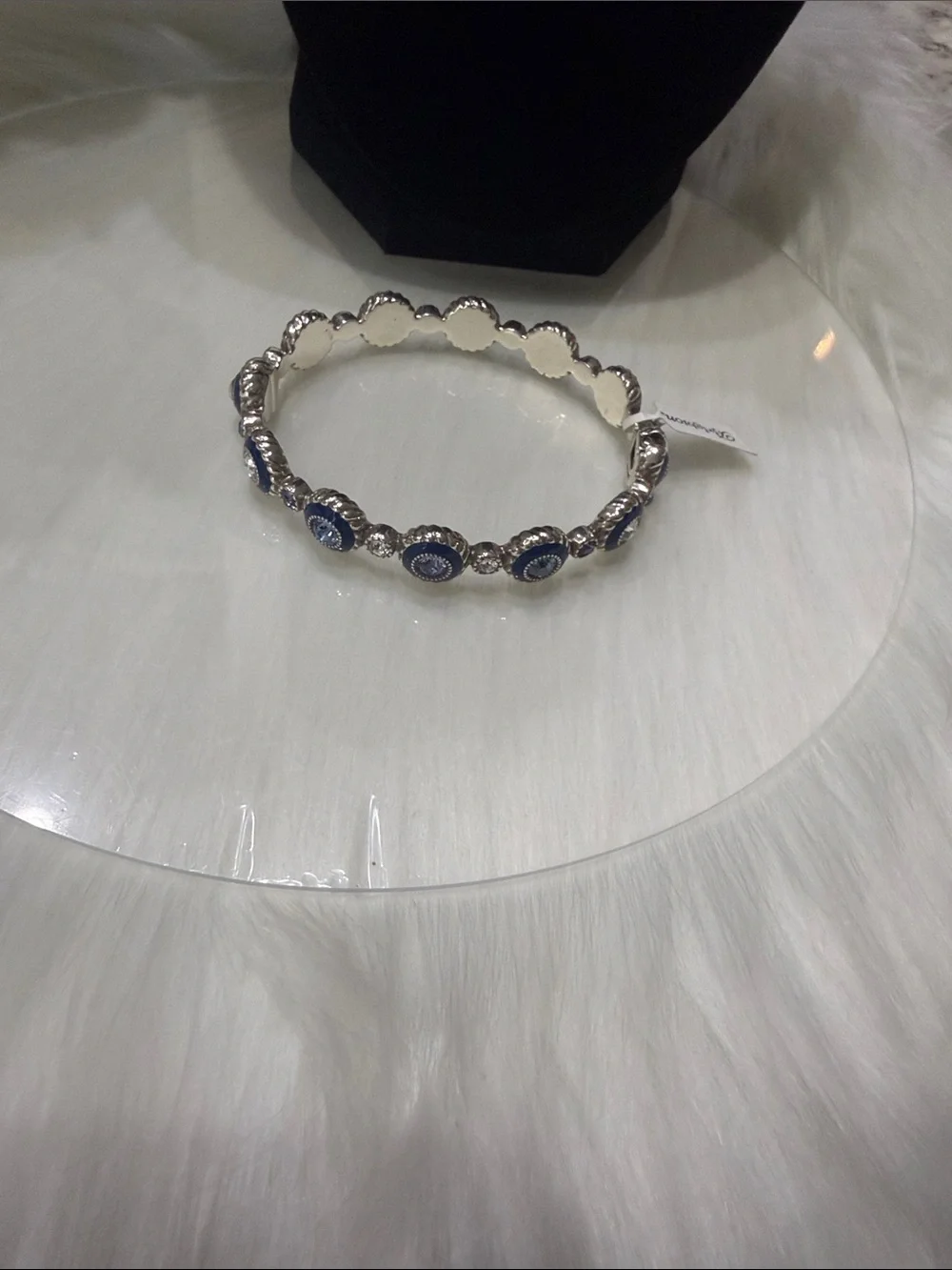 💙🆕Brighton Eclipse Halo Tanzanite Purple Blue Swarovski Crystal Bangle NWT